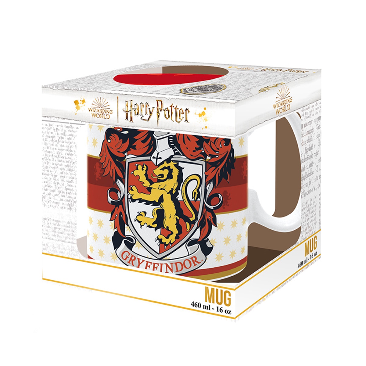 Caneca Gryffindor Crest Harry Potter AbyStyle Branco-3
