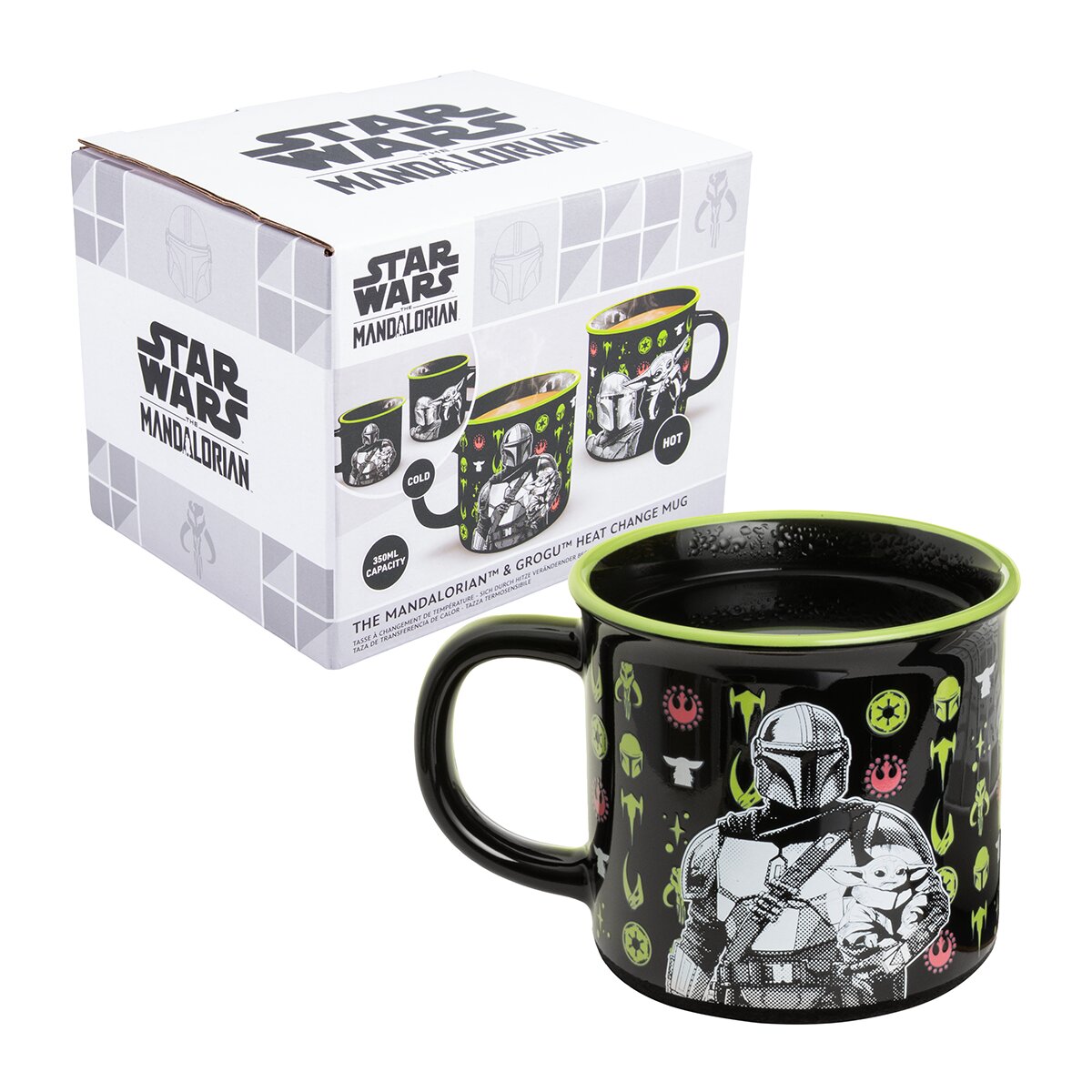 Imagem 0 de Caneca Térmica Mandalorian e Grogu The Mandalorian Star Wars Paladone