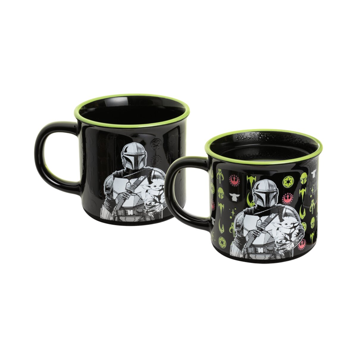 Caneca Térmica Mandalorian e Grogu The Mandalorian Star Wars Paladone 3