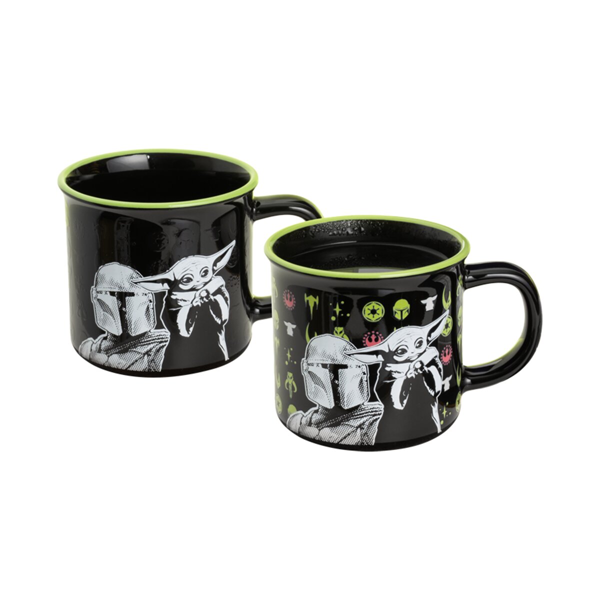 Caneca Térmica Mandalorian e Grogu The Mandalorian Star Wars Paladone 4