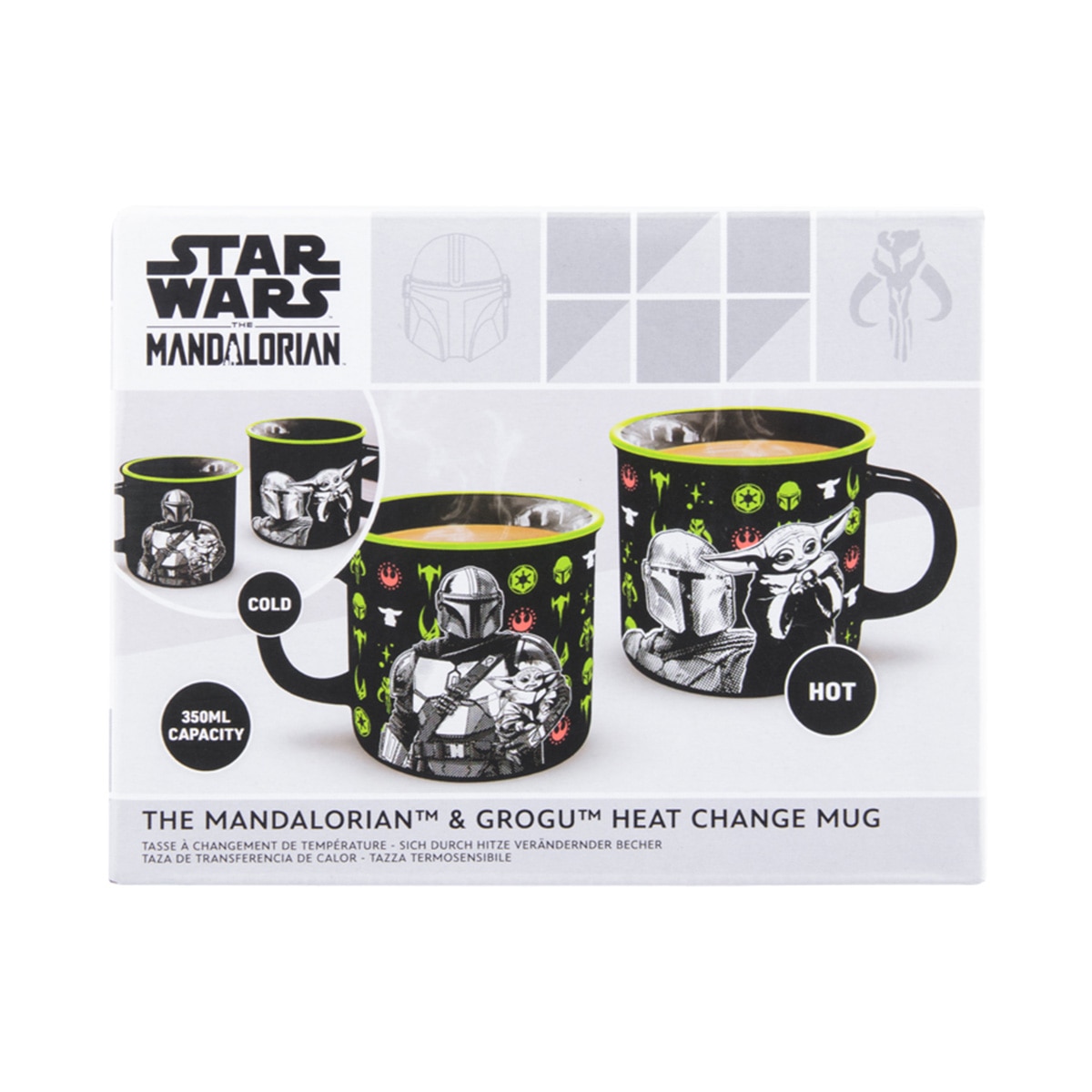 Caneca Térmica Mandalorian e Grogu The Mandalorian Star Wars Paladone 5