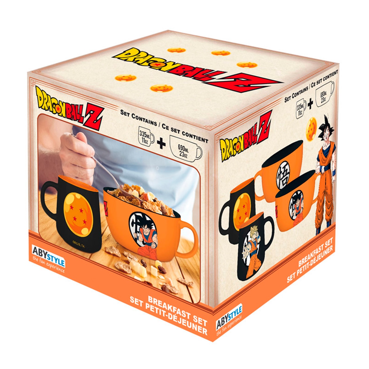 Conjunto de Pequeno-Almoço Caneca + Tigela Goku Dragon Ball 4
