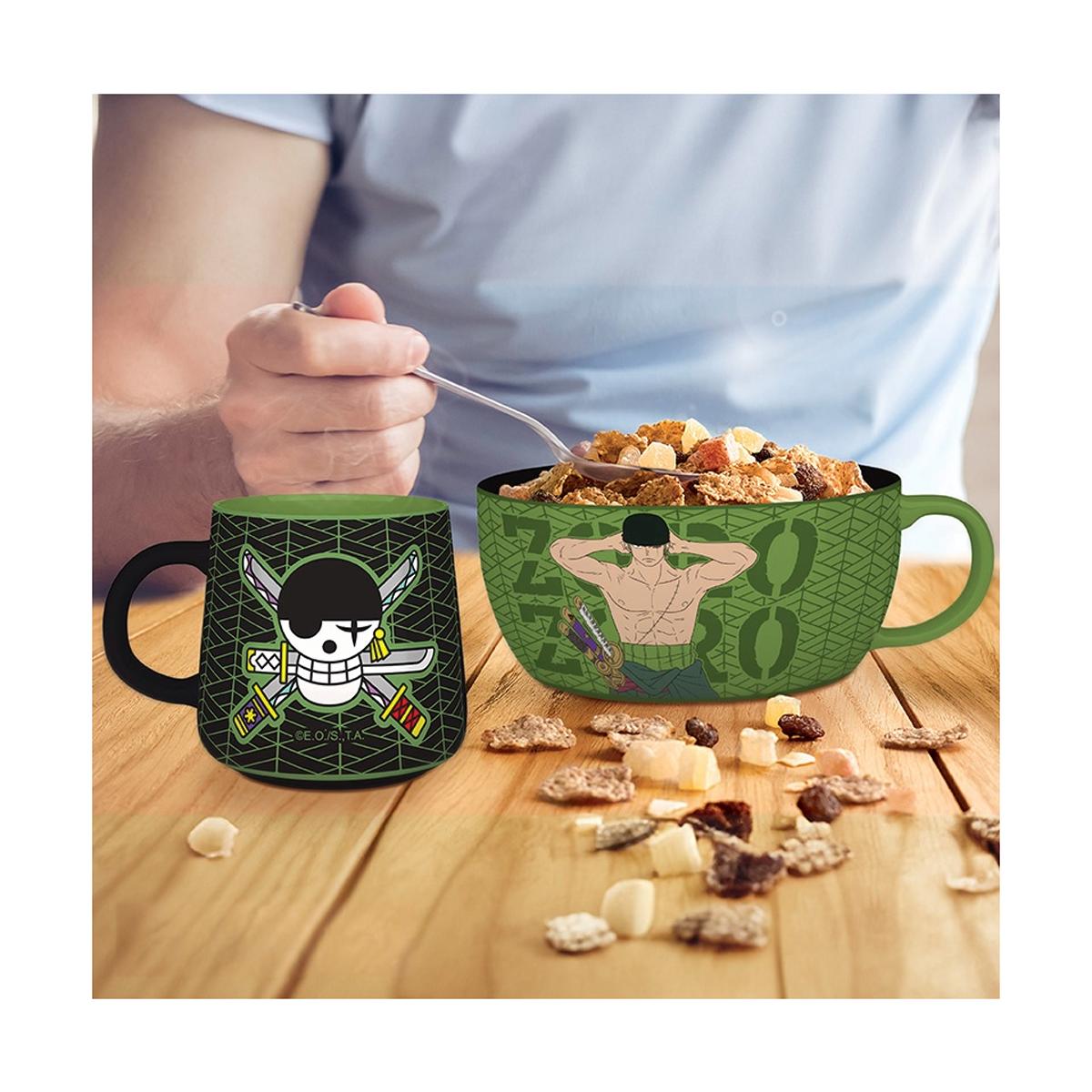 Imagen 3 de Set desayuno taza+bol Zoro One Piece ABYstyle