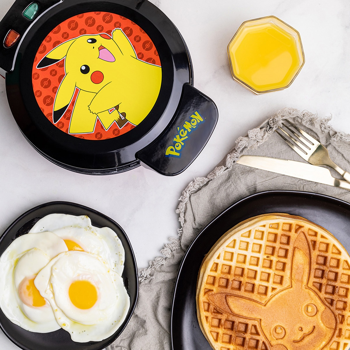 Máquina de Waffles Pikachu Pokemon 3