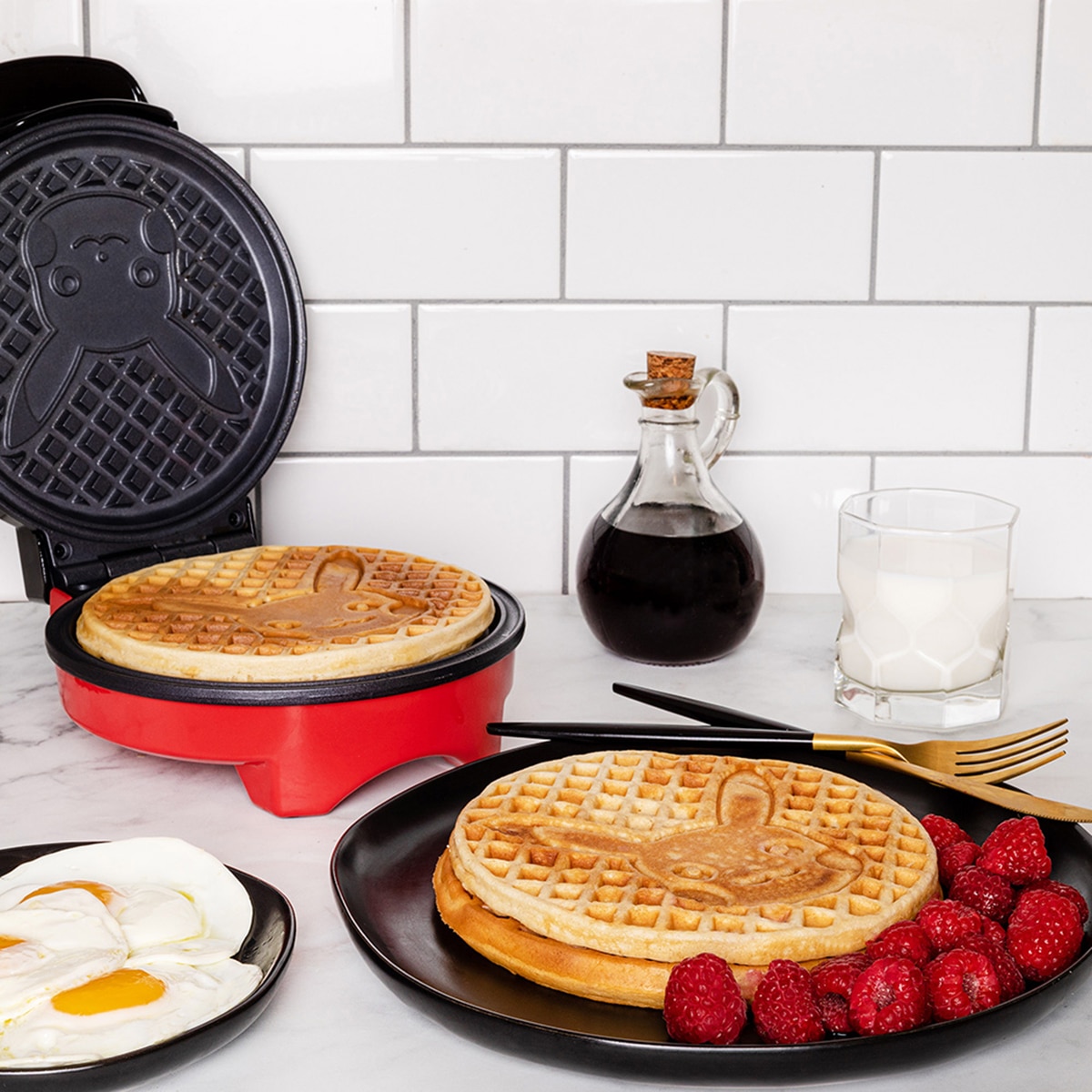 Máquina de Waffles Pikachu Pokemon 4