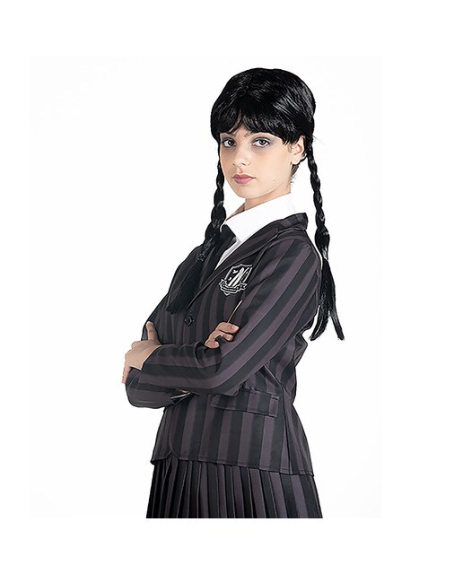 Disfarce Uniforme e Peruca Quarta-Feira 2