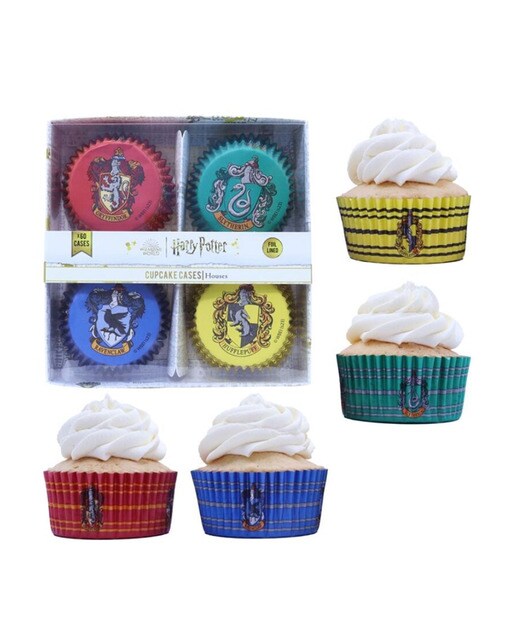 Cápsulas Papel Cupcake Hogwrts Harry Potter 1