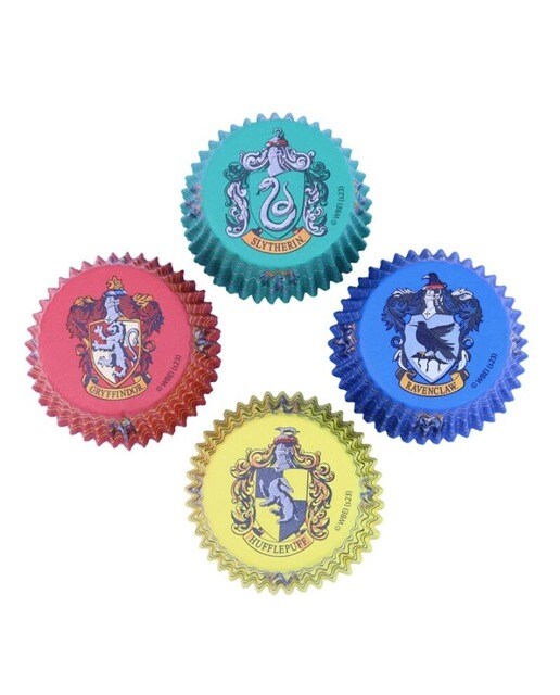 Cápsulas Papel Cupcake Hogwrts Harry Potter 4