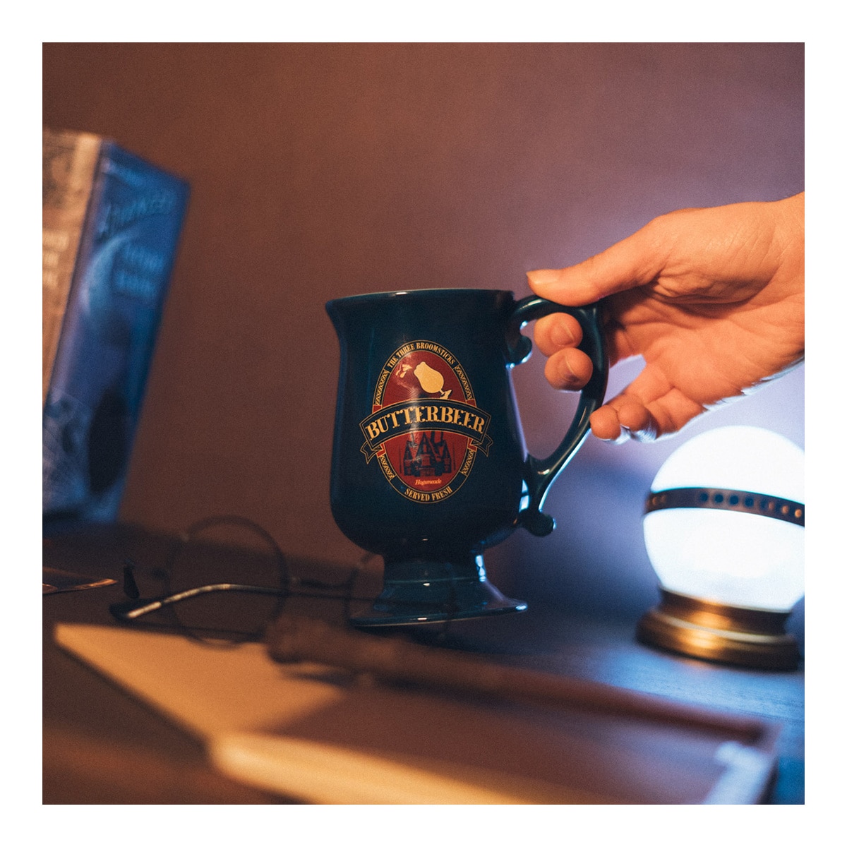 Caneca de Cerveja de Manteiga Harry Potter Azul-4