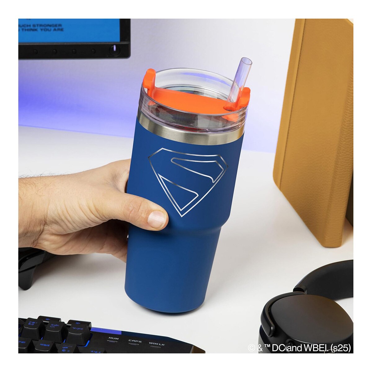 Caneca de viaje Superman Dc Comics Superman Paladone Azul-5