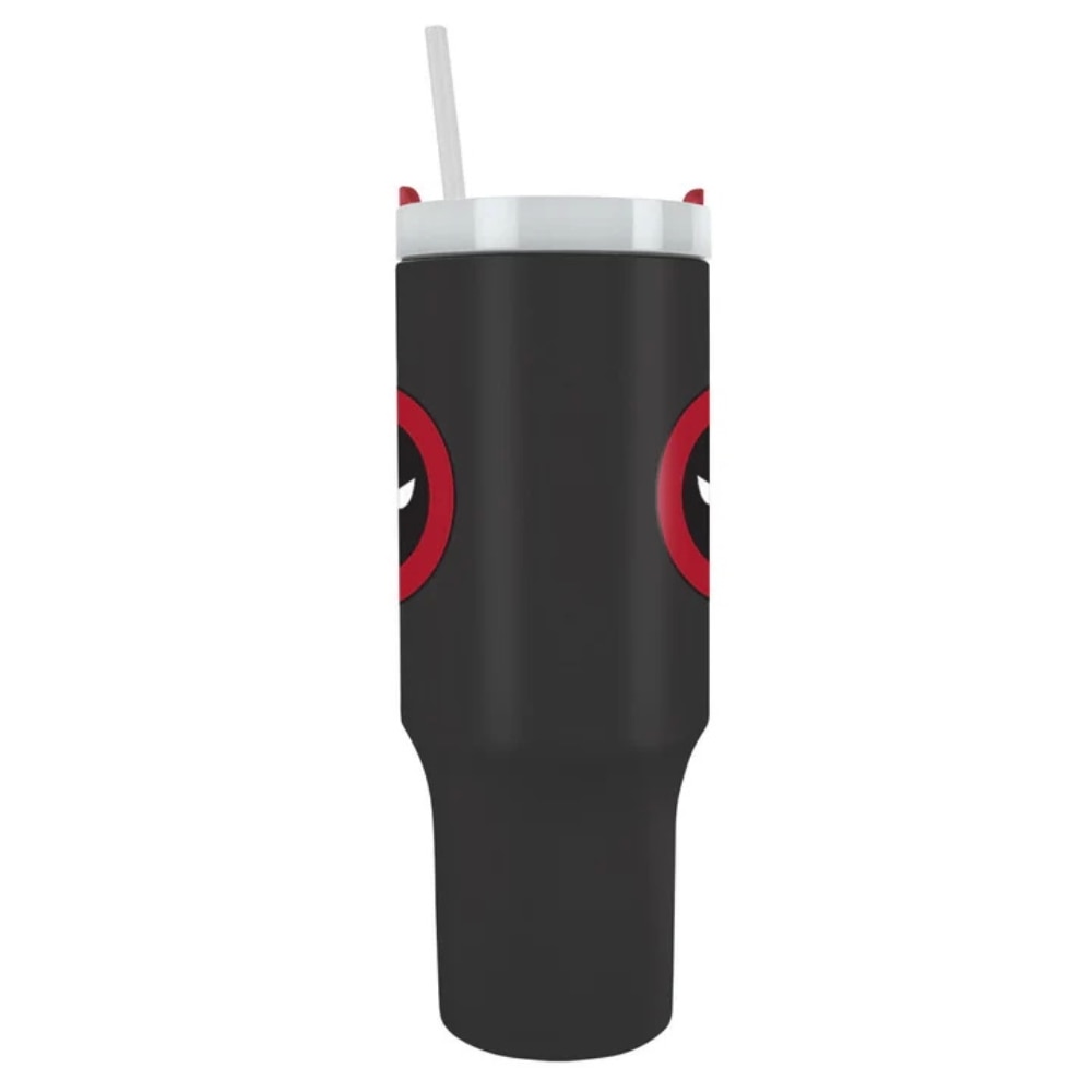 Garrafa XL com Palhinha Deadpool Marvel 3