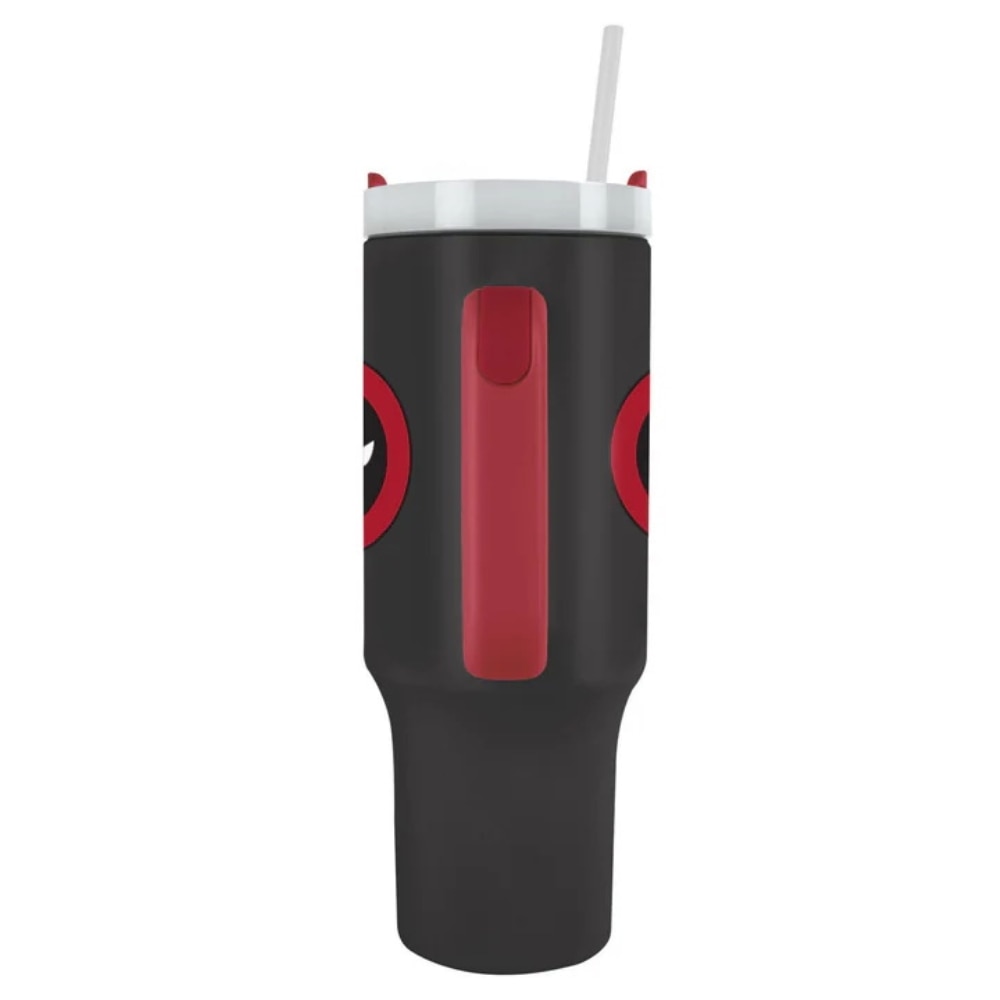 Garrafa XL com Palhinha Deadpool Marvel 4