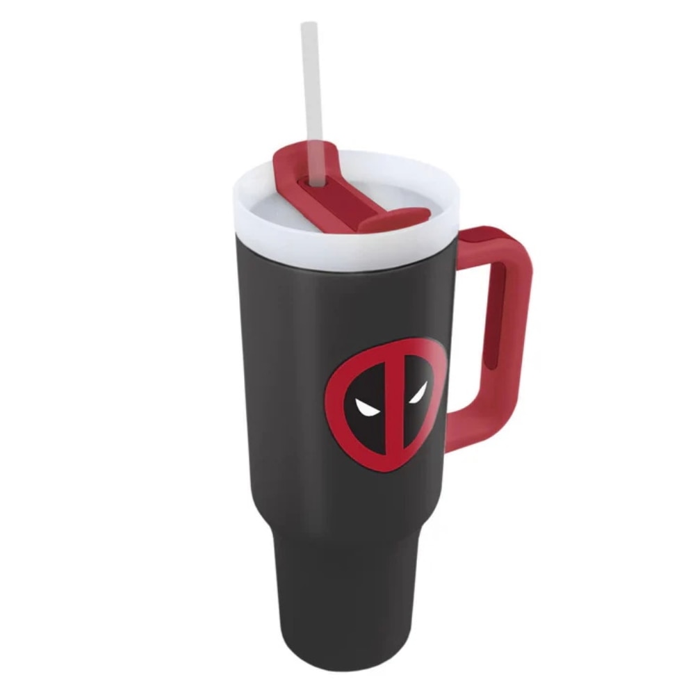 Garrafa XL com Palhinha Deadpool Marvel 5