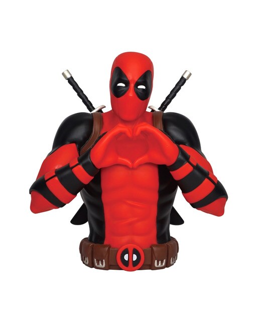 Mealheiro 3D Deadpool Coração 1