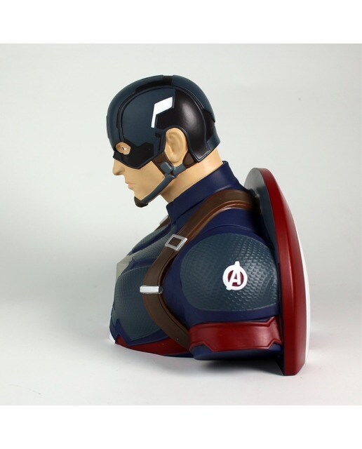 Mealheiro Busto Capitão América Marvel 3