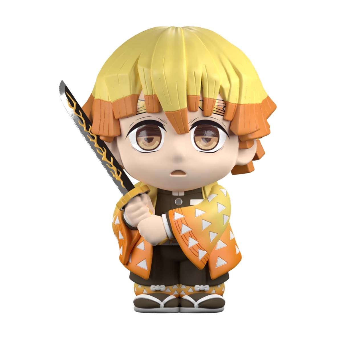 Mealheiro 3D Zenitsu Chibi Demon Slayer 1