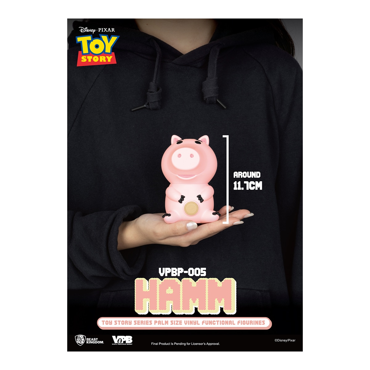 Mealheiro Toy Story Hamm Disney Toy Story Beast Kingdom Rosa-4