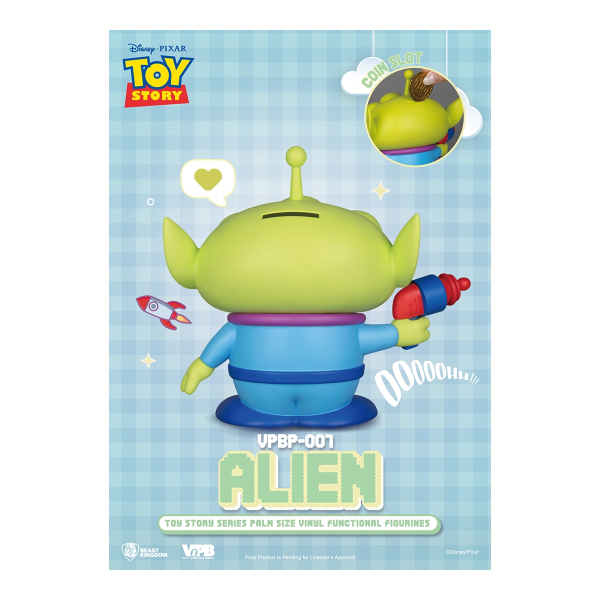 Mealheiro Alien Disney Toy Story Beast Kingdom Verde-3
