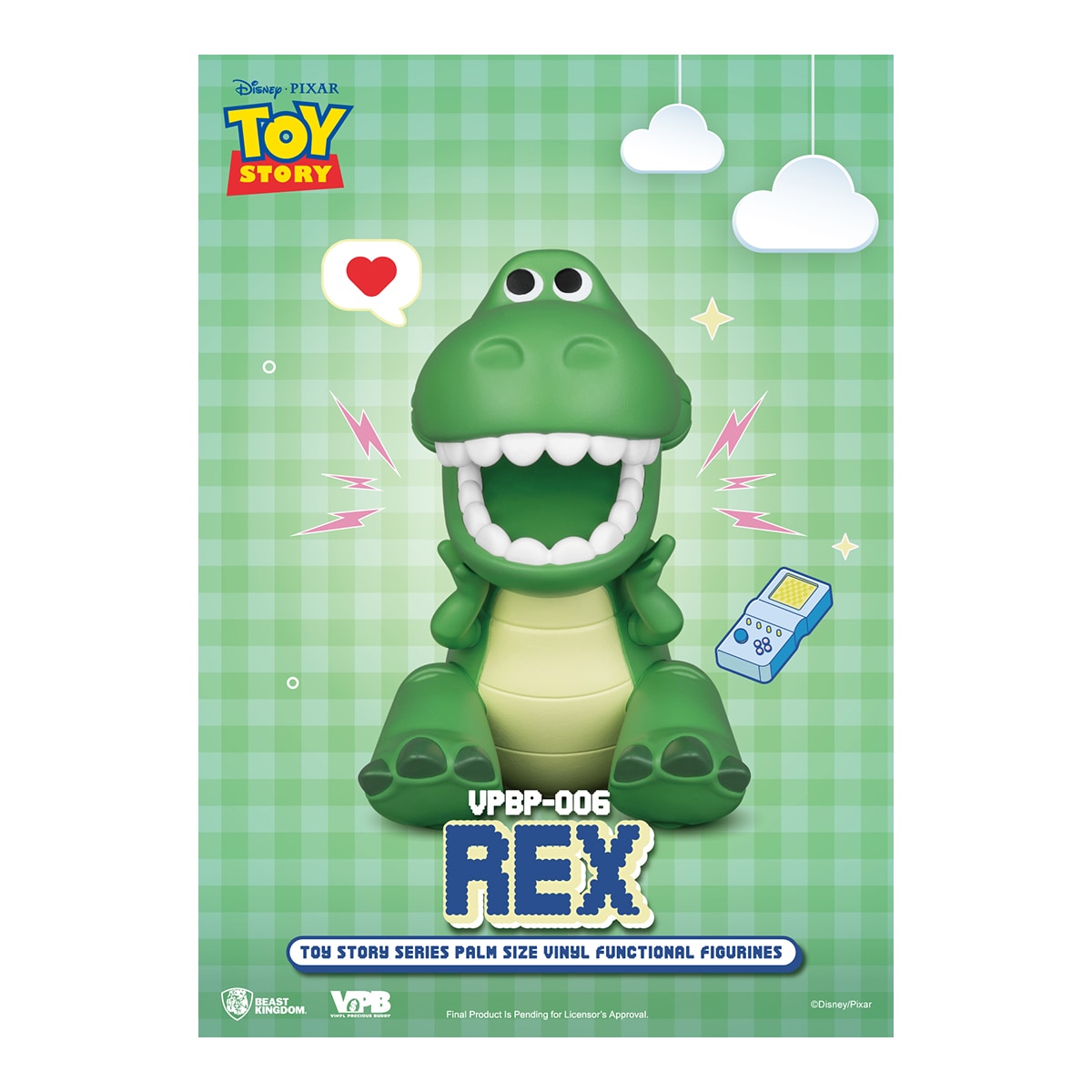 Mealheiro Rex Disney Toy Story Beast Kingdom Verde-2