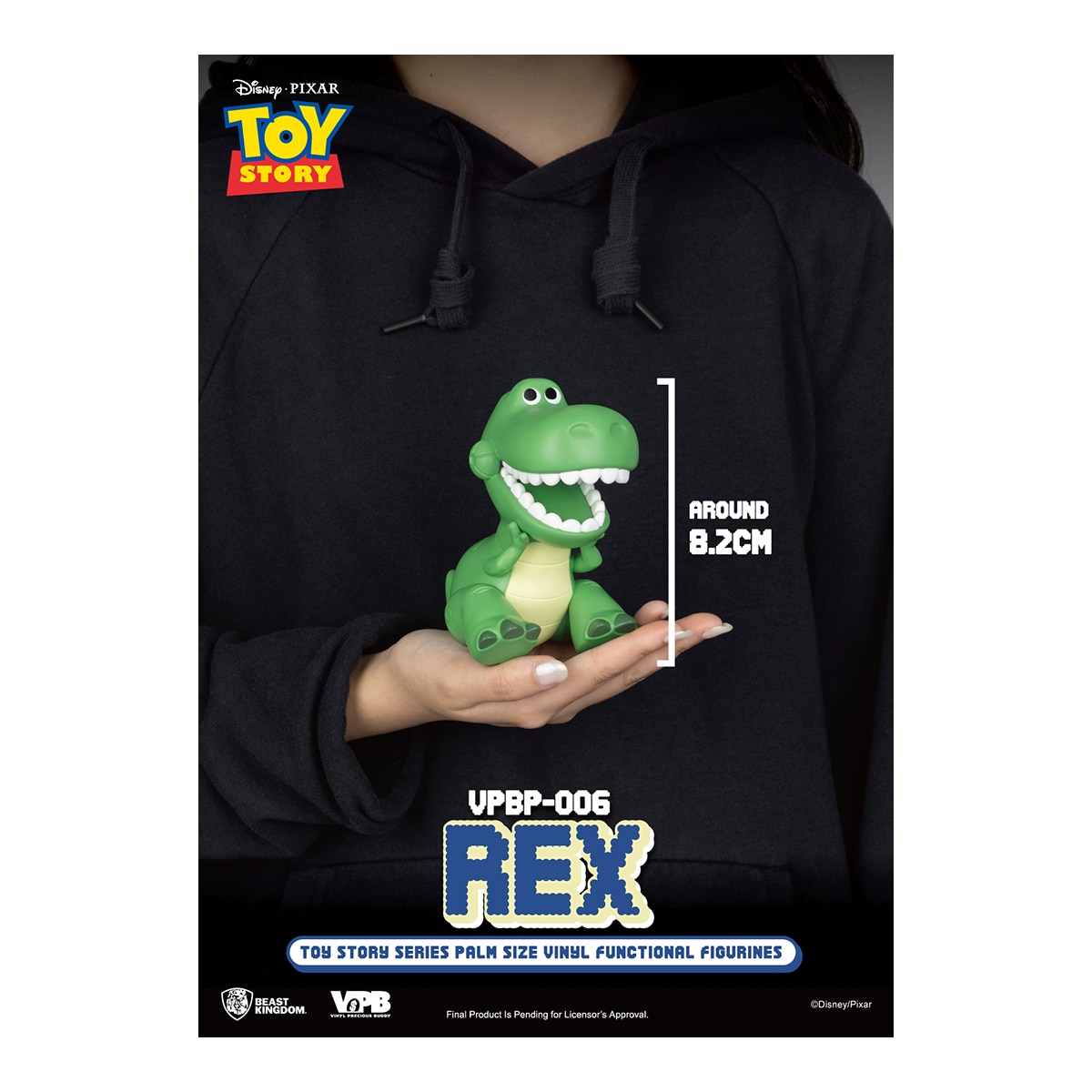 Mealheiro Rex Disney Toy Story Beast Kingdom Verde-4