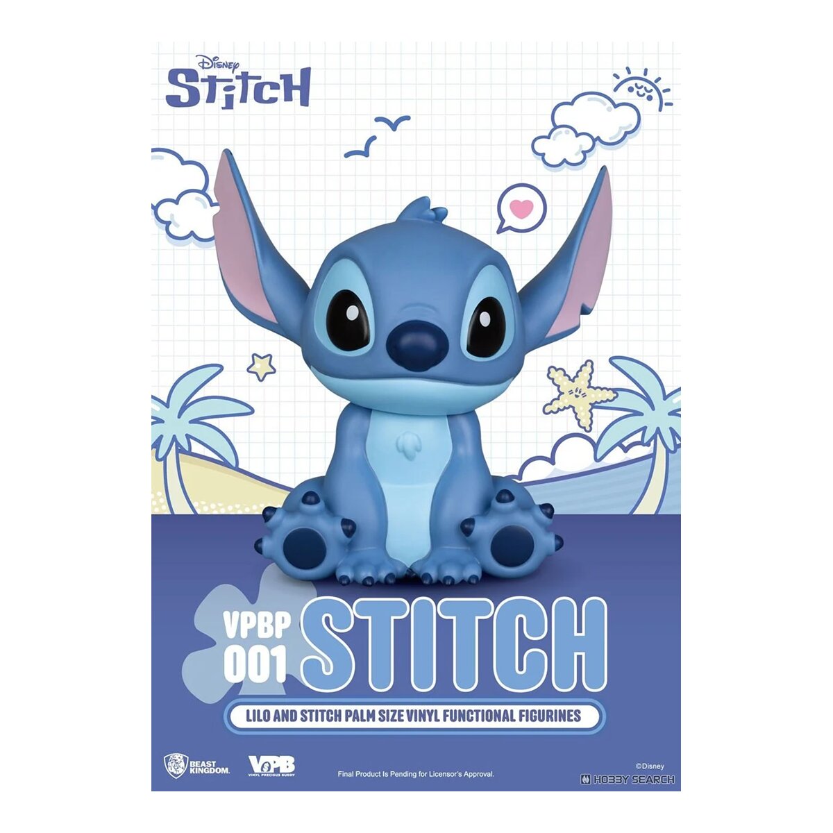 Mealheiro Stitch Disney Lilo & Stitch Beast Kingdom Azul-2