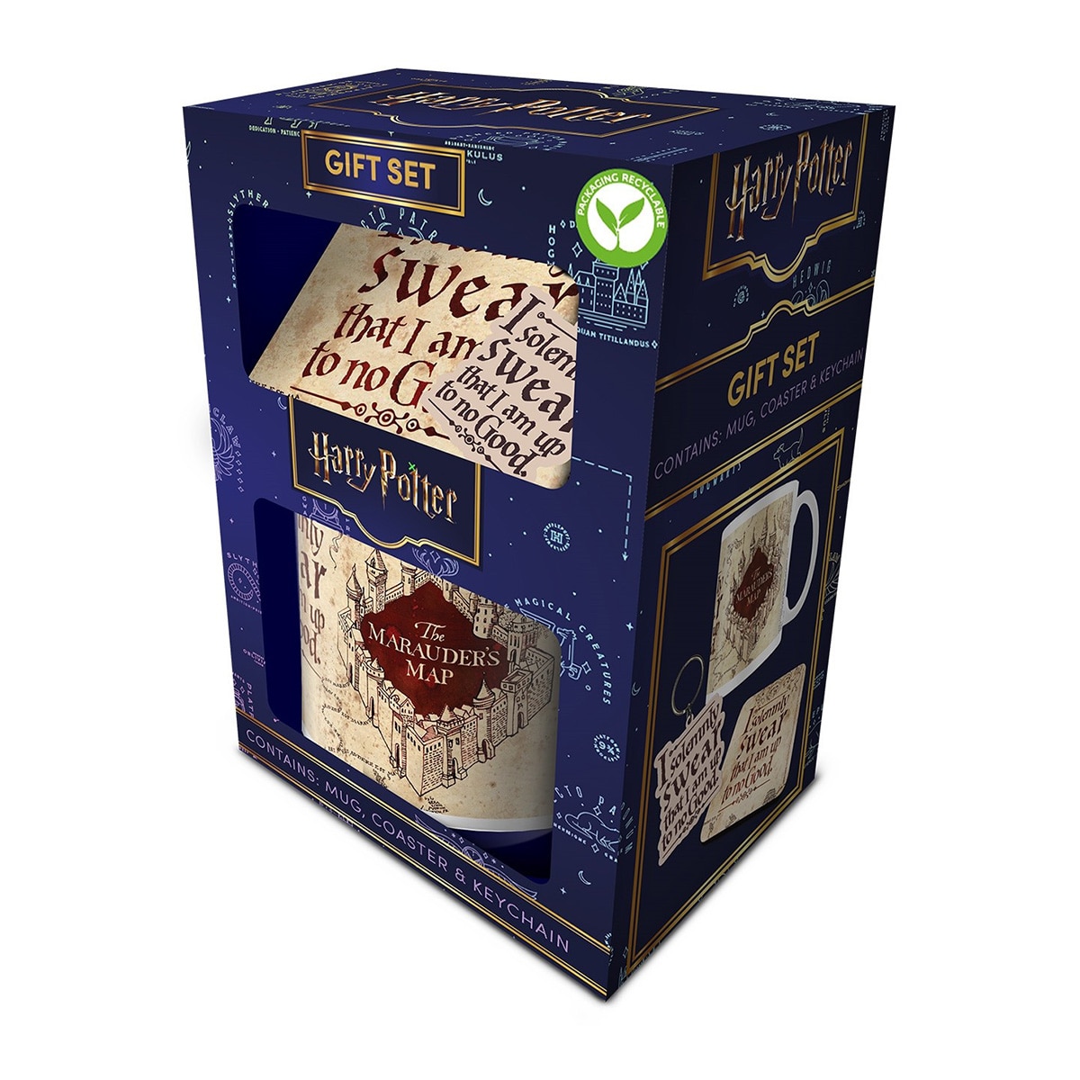 Set regalo Mapa Merodeador Harry Potter Pyramid Marrón-2