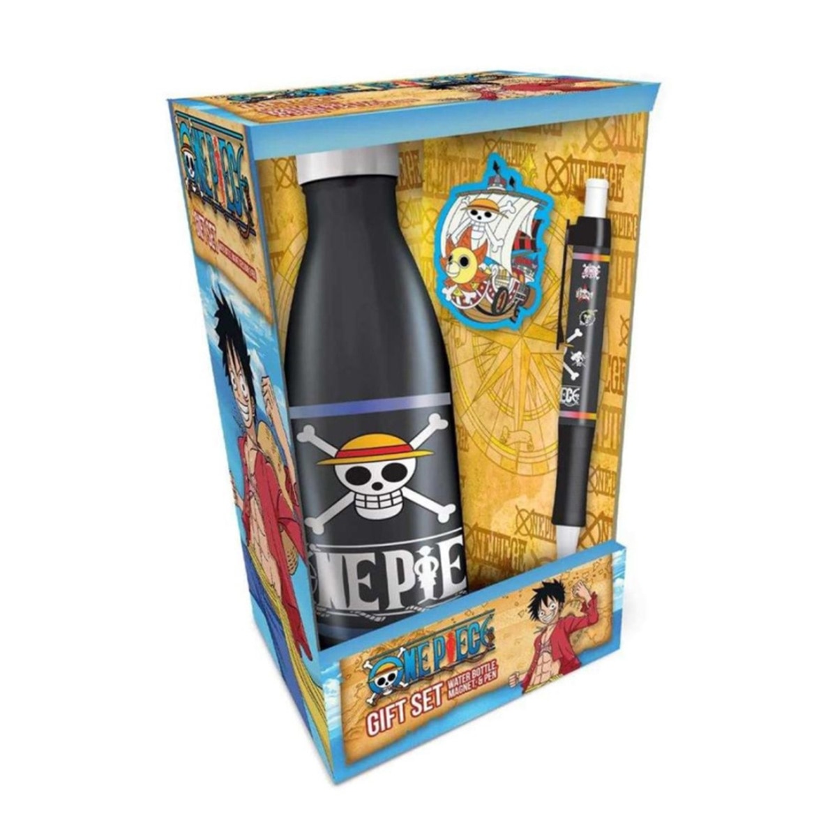 Pyramid International - Set botella y bolígrafo One Piece Pyramid.