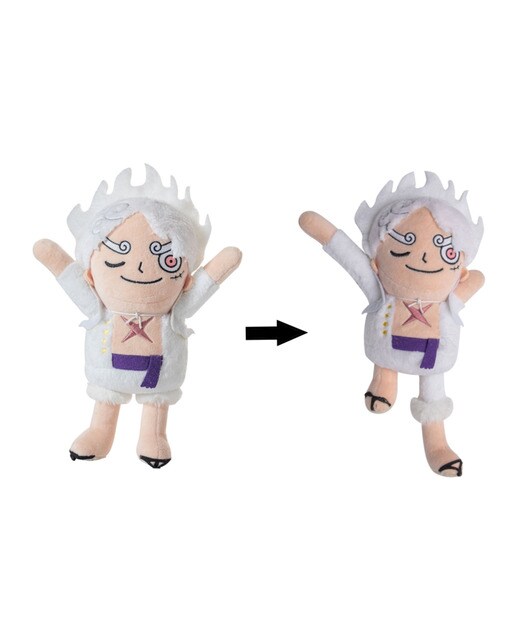 Peluche Luffy Gear 5 elástico One Piece 1
