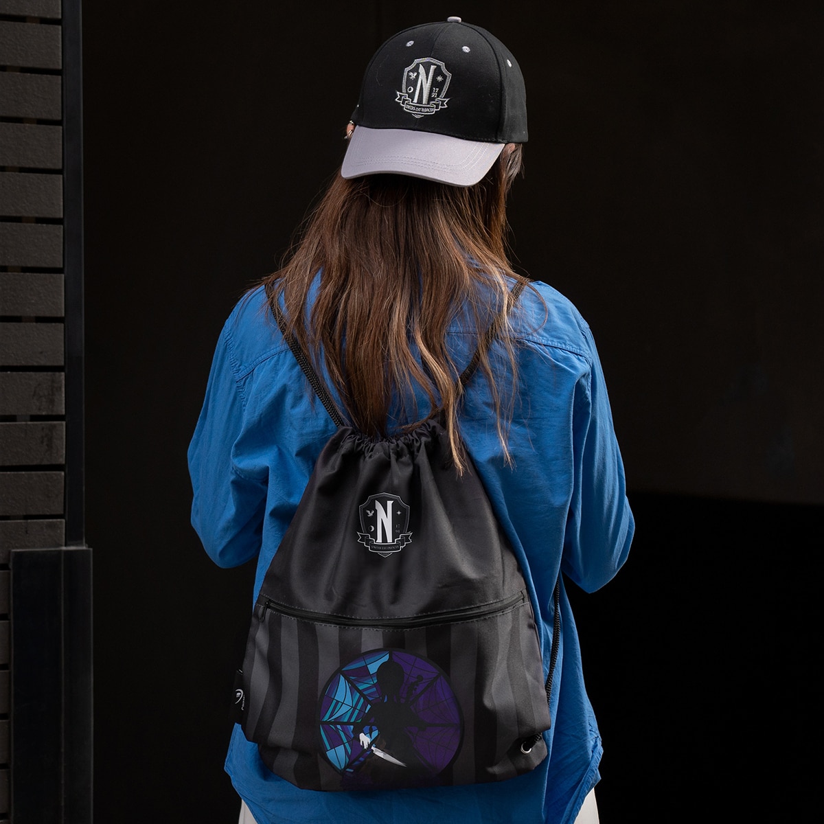 Mochila Tipo Saco com Violoncelo Wednesday 3