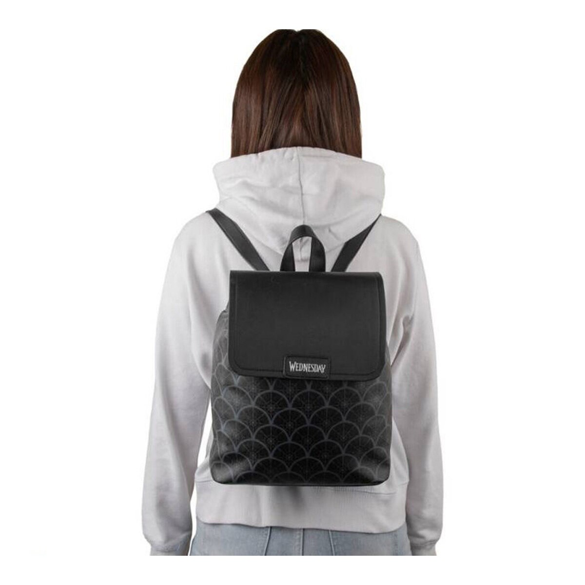 Mochila com Tampa Rasa Coisa Wednesday 3