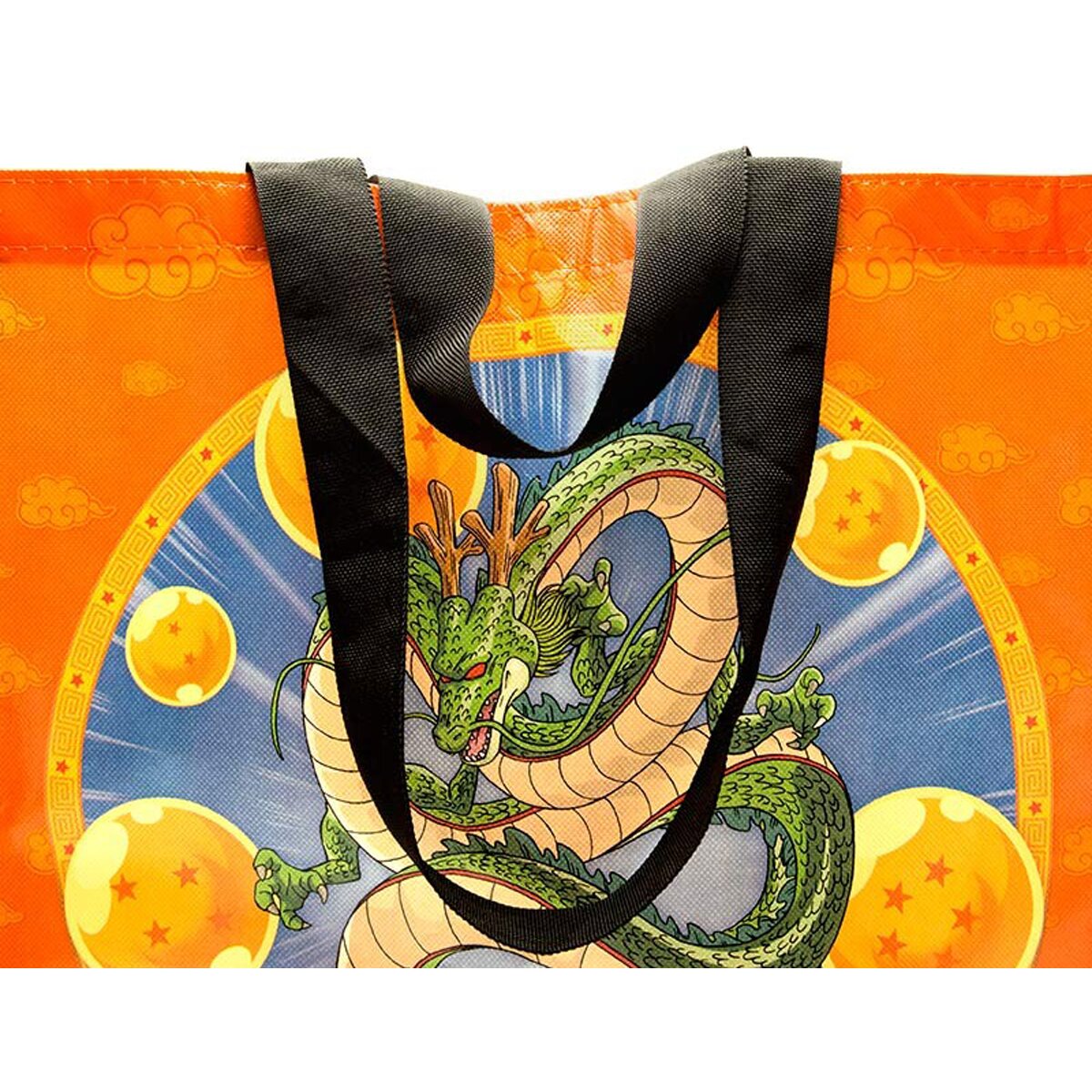 Saco de Compras Dragon Ball Ráfia Shenron Laranja-3