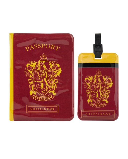 Imagem 0 de Capa de Passaporte e Etiqueta de Mala Harry Potter Gryffindor