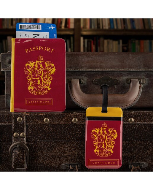 Capa de Passaporte e Etiqueta de Mala Harry Potter Gryffindor 4