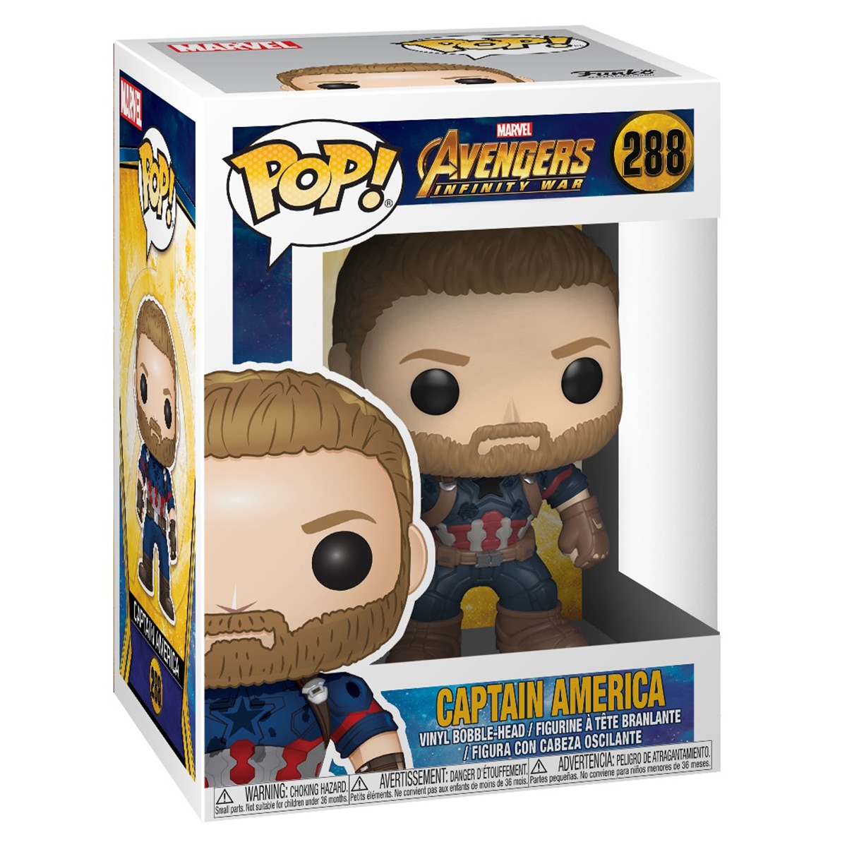 Figura Funko POP Marvel Los Vengadores Infinity War Capitán America 2
