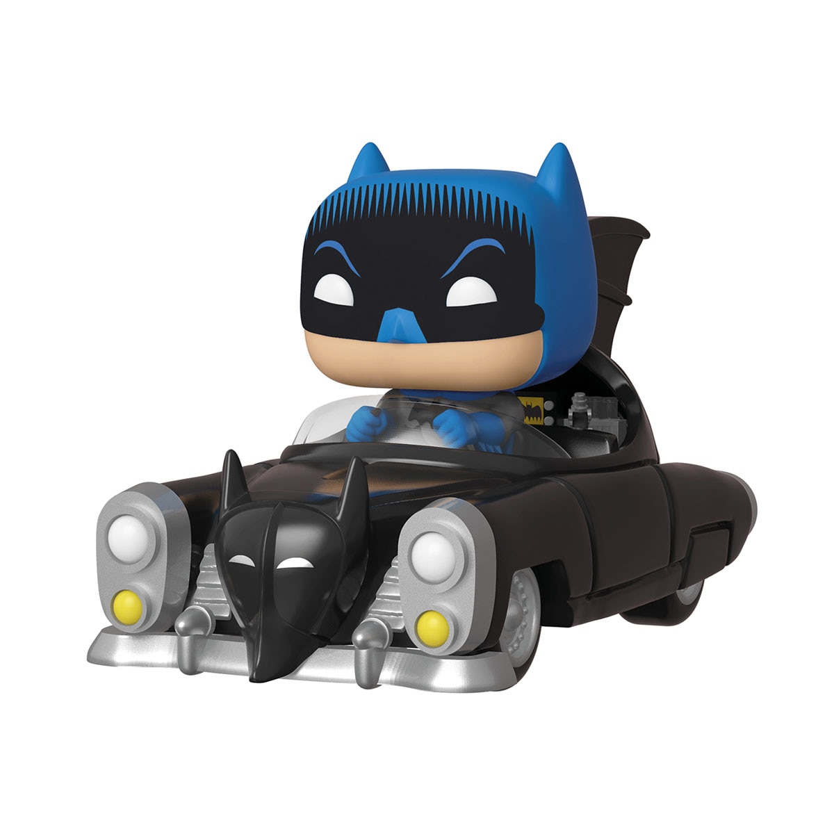 Funko POP Batman 80th Anniversary: Figura Batman com Batmobile Anos 50 1