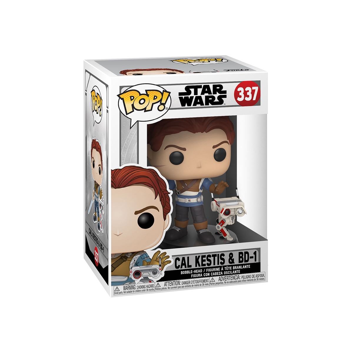 Figura Funko POP Videojuego Star Wars Jedi: Fallen Order Cal Kestis & BD-1 2