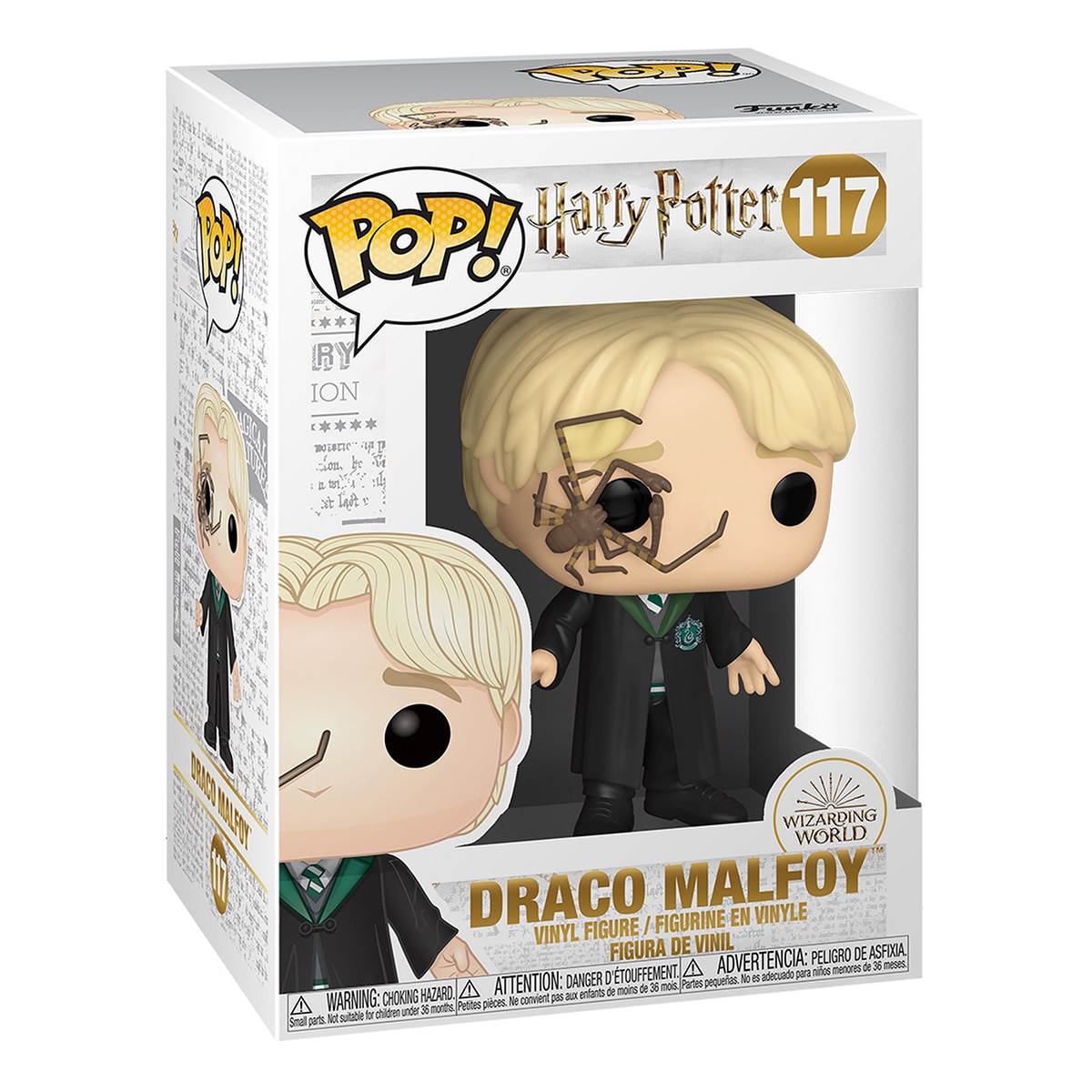 Figura Funko POP Harry Potter Malfoy Con Aranha 2