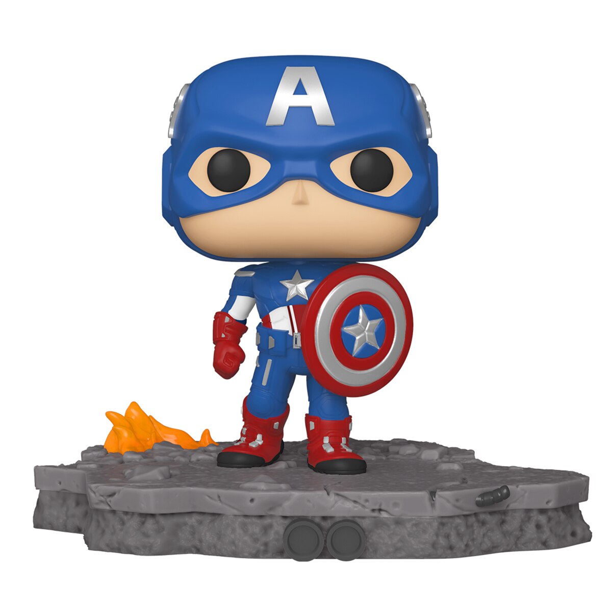 Figura Funko POP Marvel Os Vingadores Capitão América Deluxe 1