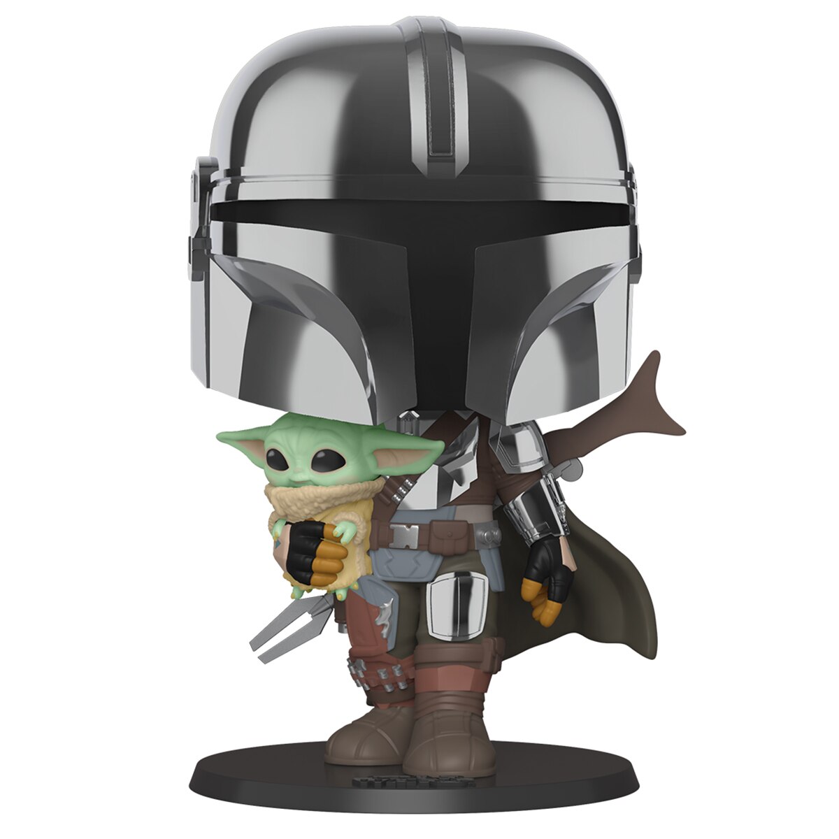 Figura Funko POP XL Star Wars The Mandalorian Mando con The Child "Baby Yoda" 1
