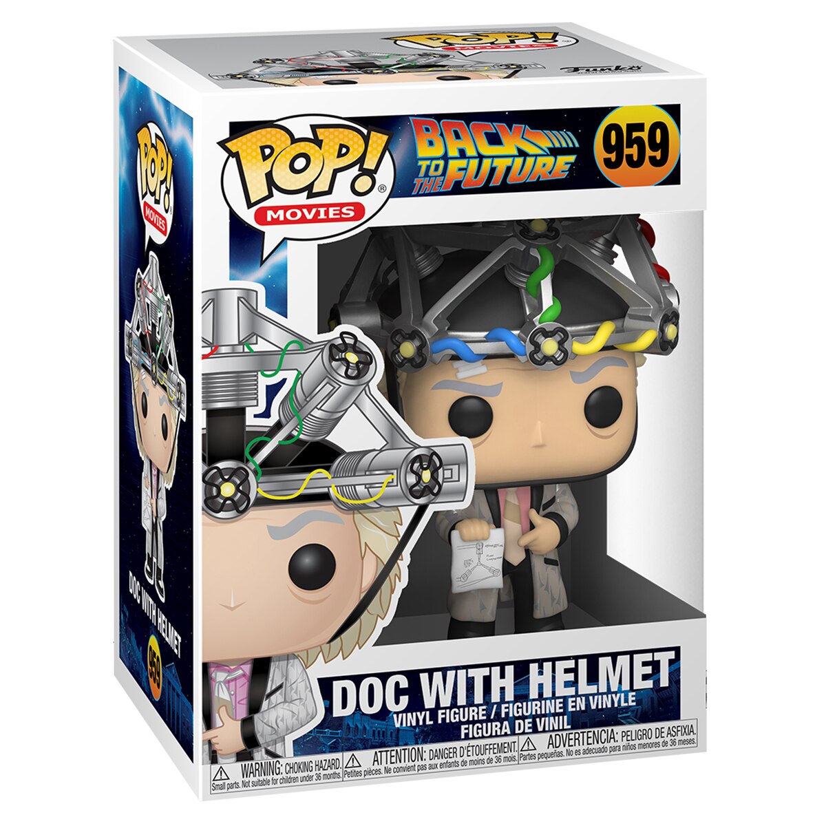 Funko POP! Regresso ao Futuro: Figura Doc Helmet 2