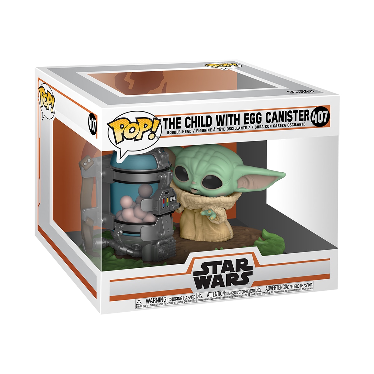 Figura Funko POP Star Wars The Mandalorian Child Con Contenedor 2
