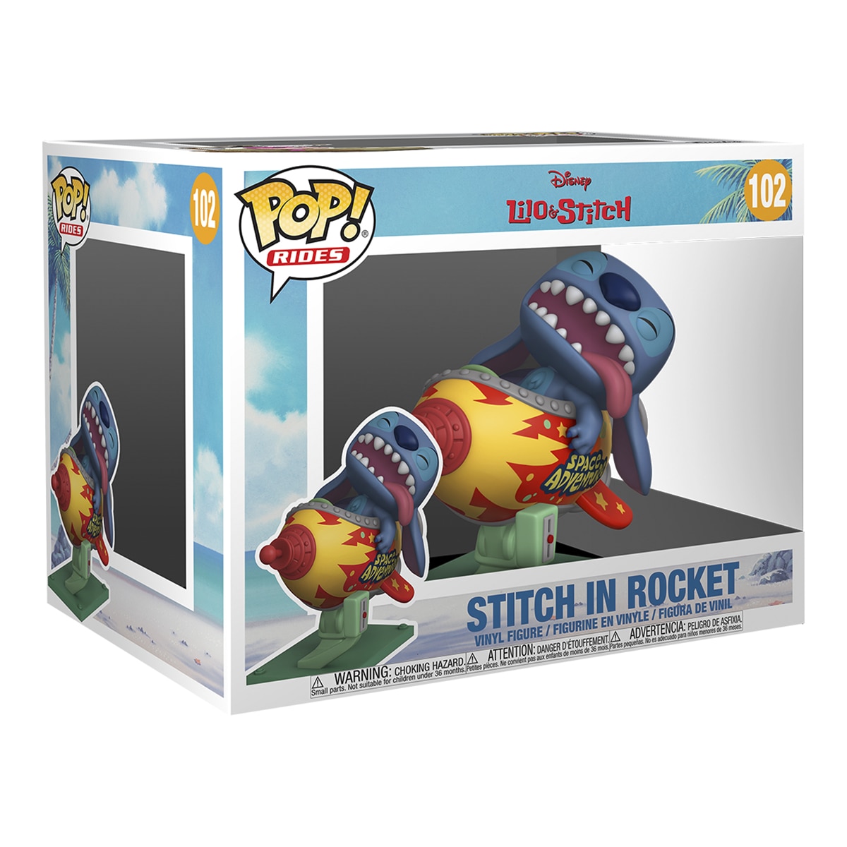 Figura Funko POP Disney Lilo Y Stitch Stitch Con Cohete 2