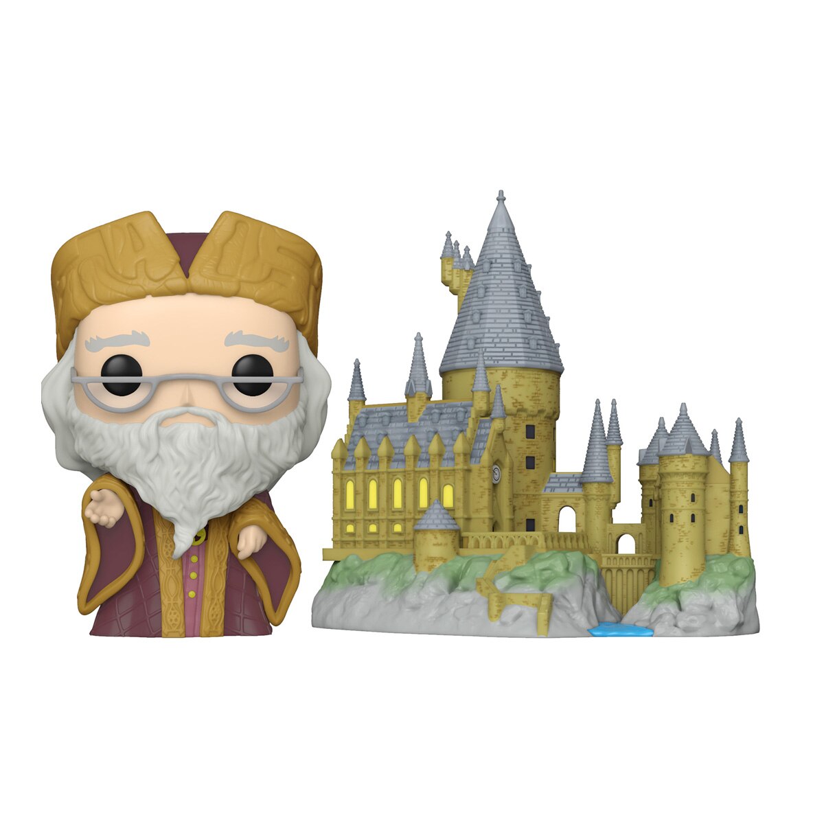 Figura Funko POP Harry Potter Dumbledore Con Hogwarts 1