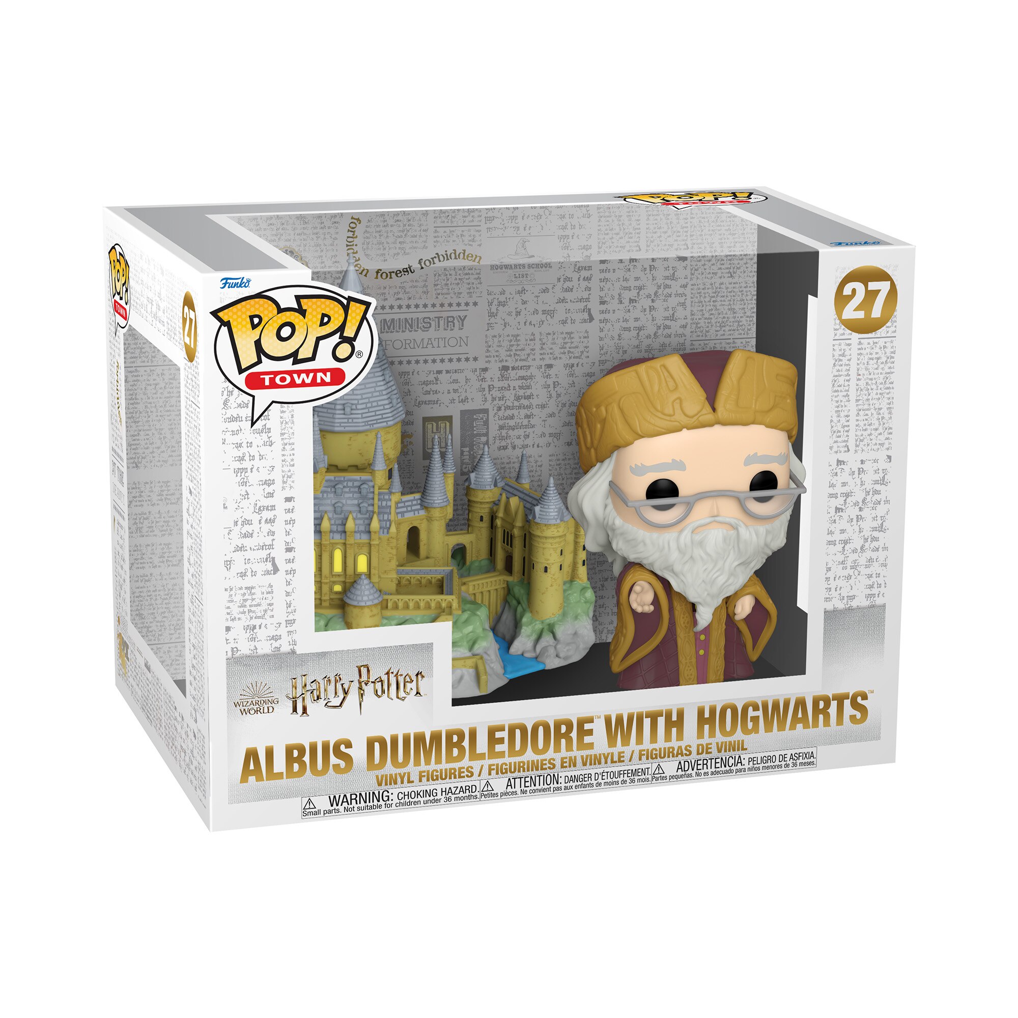 Figura Funko POP Harry Potter Dumbledore Con Hogwarts 2