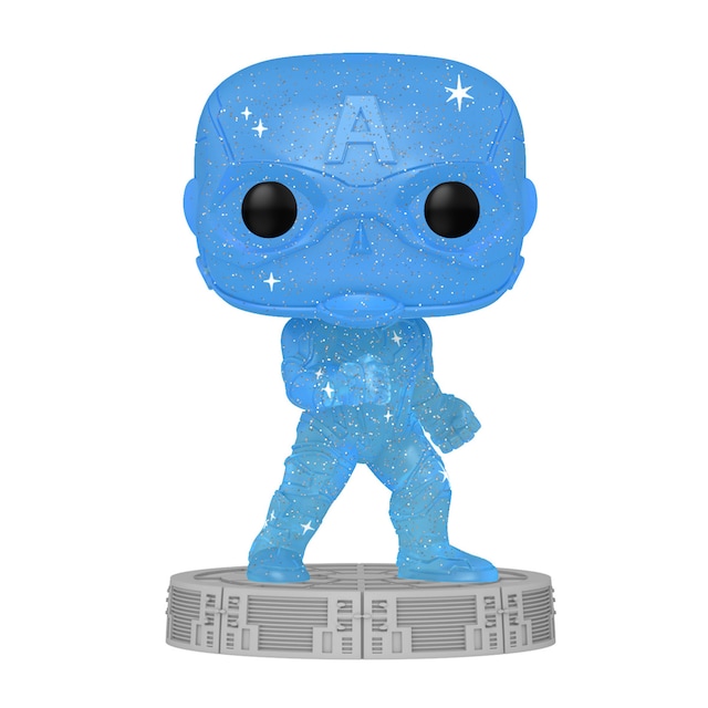 Figura Funko POP Marvel Los Vengadores Capitán América Infinity Edition.
