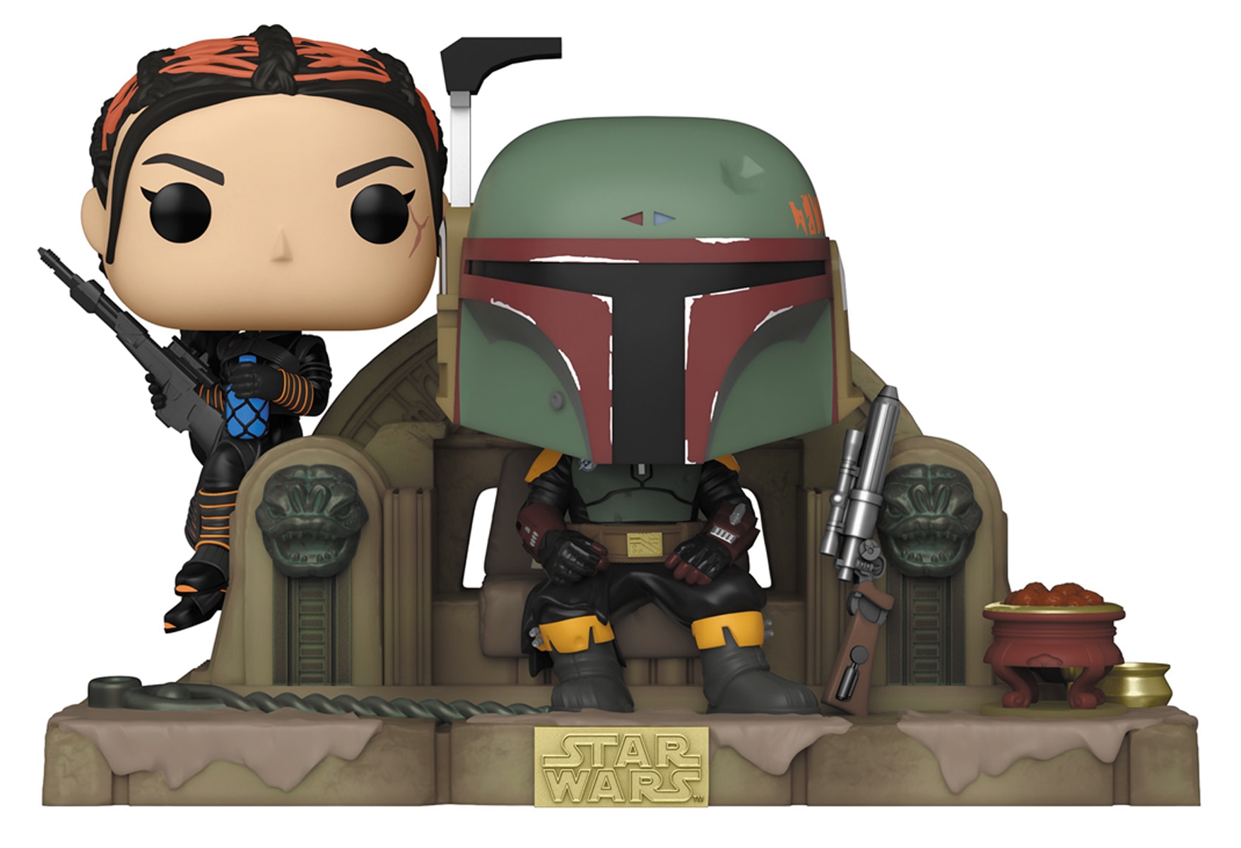 Figura Funko POP Star Wars El Libro De Boba Fett Boba Fett & Fennec Shand 1