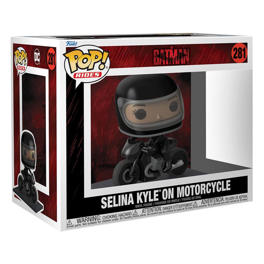 Figura Funko POP DC Cómics The Batman Catwoman En Moto 2