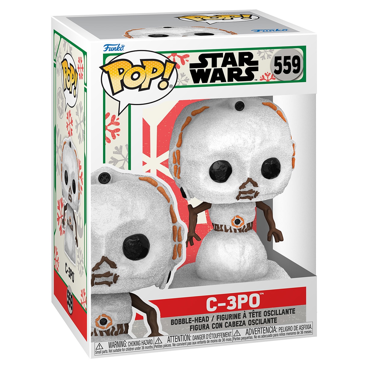 Figura Funko POP Star Wars C-3PO Boneco de Neve 2