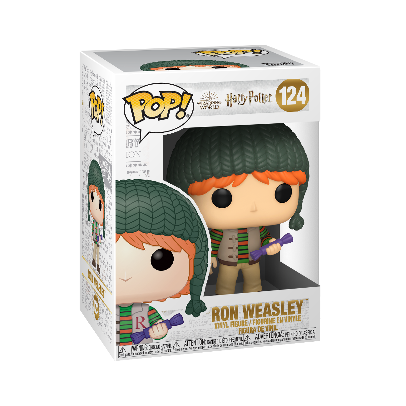 Figura Funko POP Ron Weasley com gorro Harry Potter 2