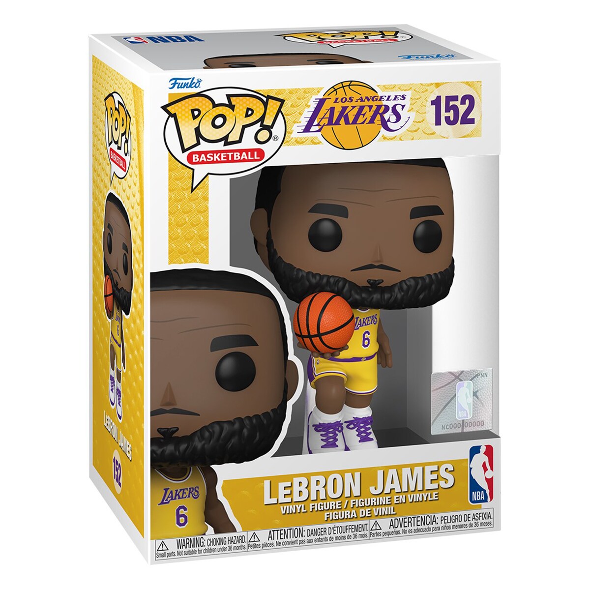 Figura Funko POP LeBron James Nº6 NBA S12 2